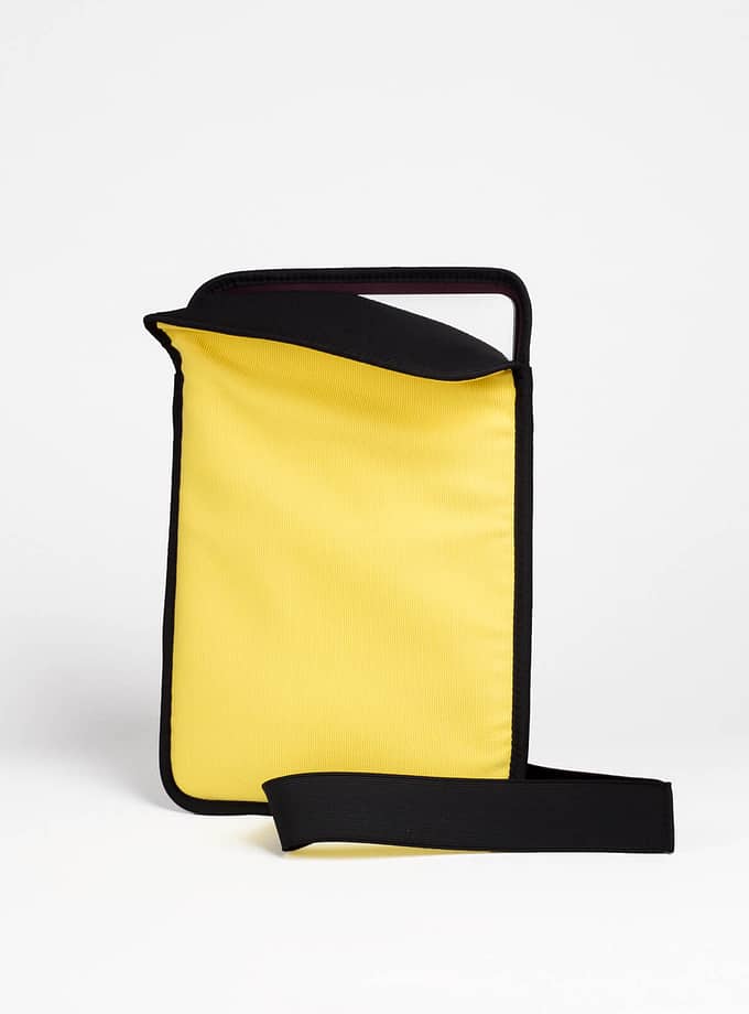 13 inch laptop sleeve yellow water repellent
