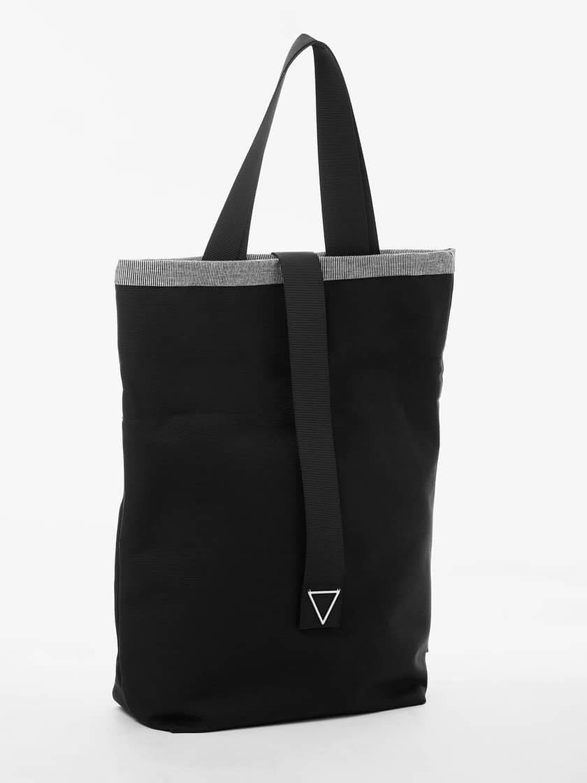 organic cotton tote bag convertible to handbag sustainable local Portuguese brand